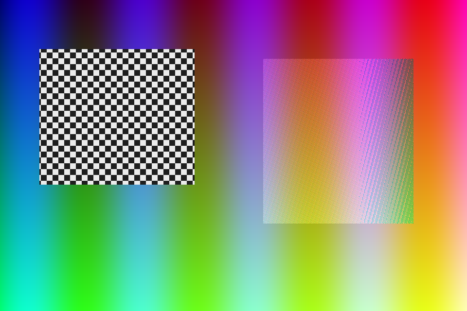 Gradient and detail grid